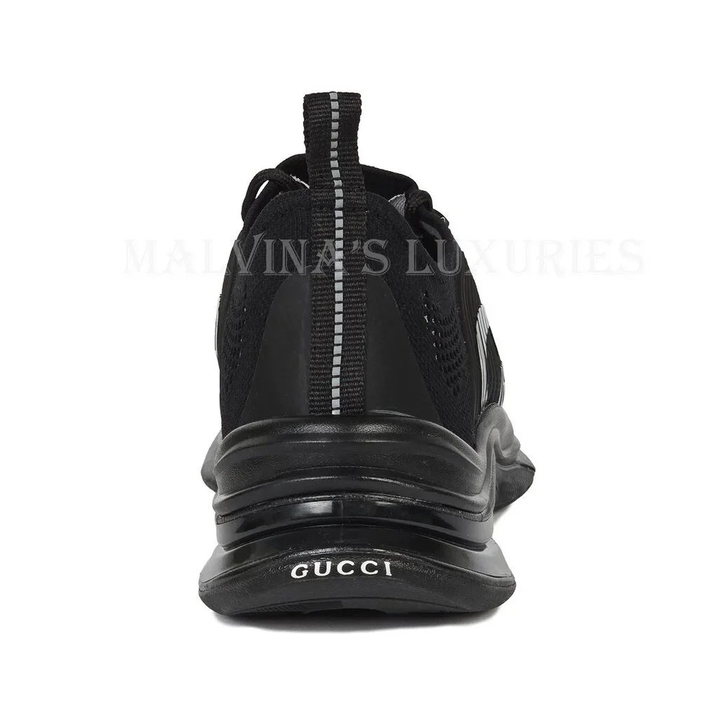 GUCCI SNEAKERS RUN RUBBER TRIMMED MESH SHOES w GG LOGO sz 42 US 12 - Picture 7 of 16